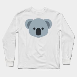 Cute Koala - Emoji Style Long Sleeve T-Shirt